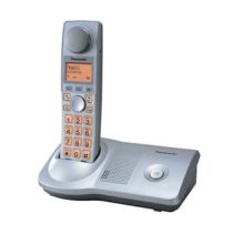 TELEFONO FISSO CORDLESS PANASONIC trio per anziani con tasti