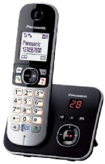 Panasonic KX-TG1611JTW Telefono Cordless Digitale, Unità Base e